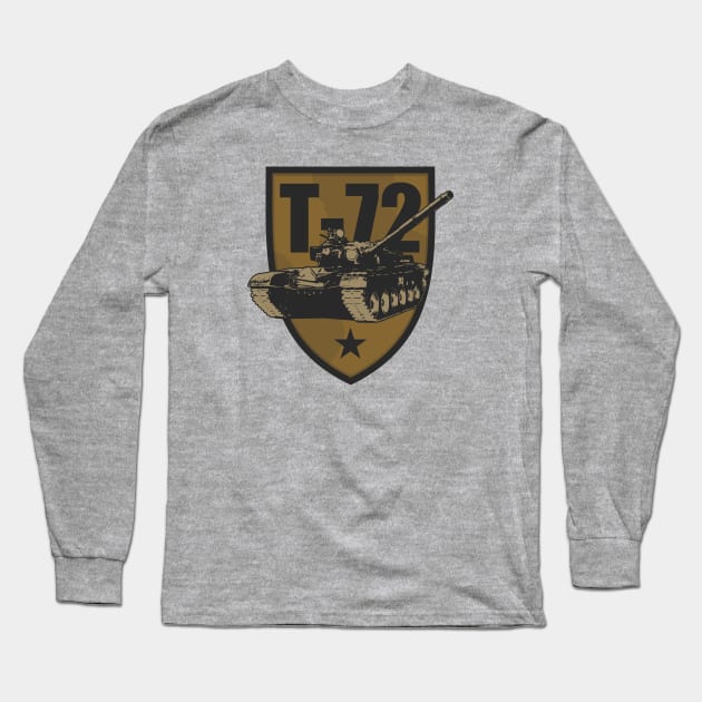 T-72 Tank Long Sleeve T-Shirt by Firemission45